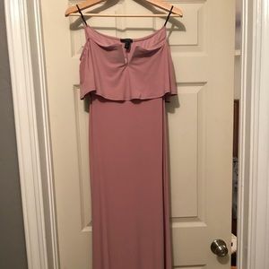 Forever 21 Dresses - Mauve off the shoulder maxi dress Forever 21 Dresses - Mauve off the shoulder maxi dress
